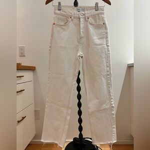 Zara Cream Denim Pants